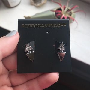 NWT Rebecca Minkoff Triangle Ear Jackets